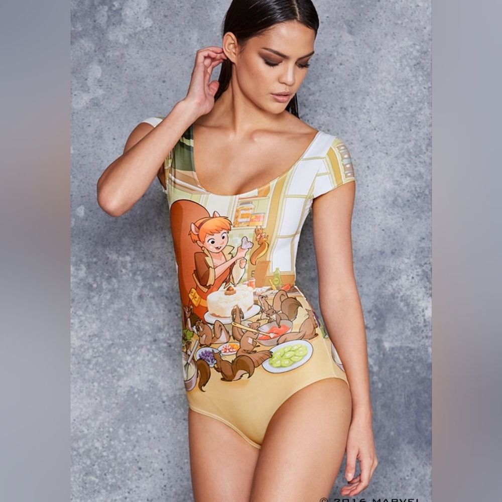 Blackmilk Marvel Squirrel Girl Swim